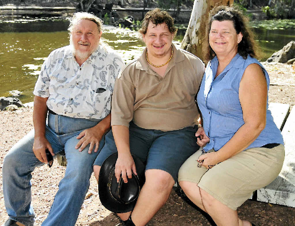 FLYING THE NEST: Lez, David and Gaye Collins are preparing for the rollout of the NDIS. FLYING THE NEST: Lez, David and Gaye Collins are preparing for the rollout of the NDIS.